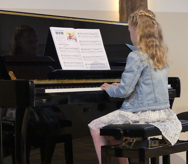 Ria Tijman's leerlingen stralen tijdens muzikale dag