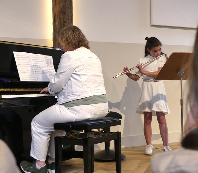 Ria Tijman's leerlingen stralen tijdens muzikale dag